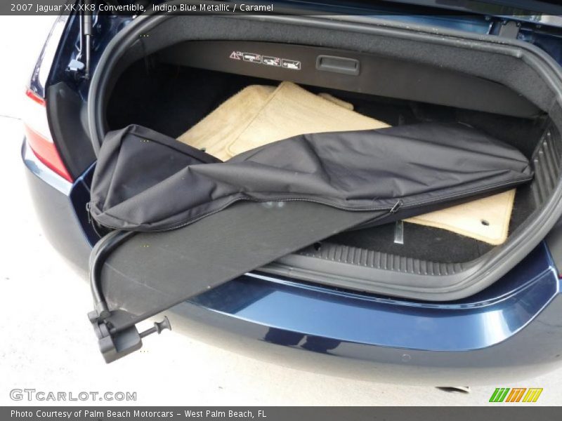 Indigo Blue Metallic / Caramel 2007 Jaguar XK XK8 Convertible