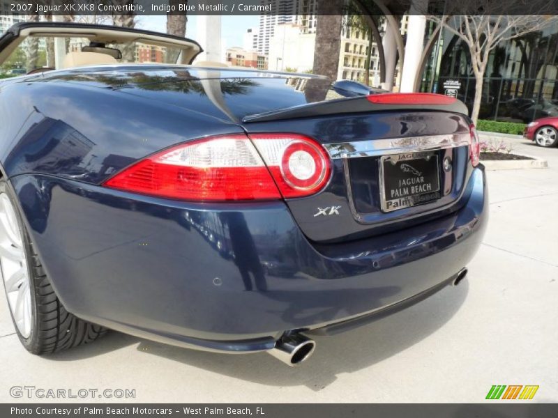 Indigo Blue Metallic / Caramel 2007 Jaguar XK XK8 Convertible