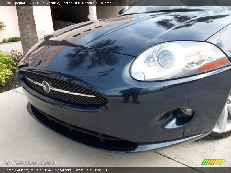 Indigo Blue Metallic / Caramel 2007 Jaguar XK XK8 Convertible