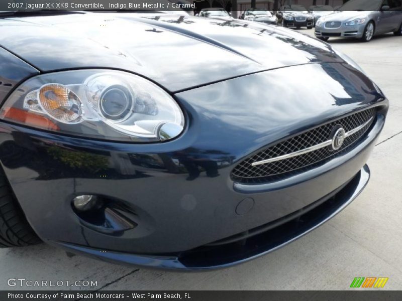 Indigo Blue Metallic / Caramel 2007 Jaguar XK XK8 Convertible