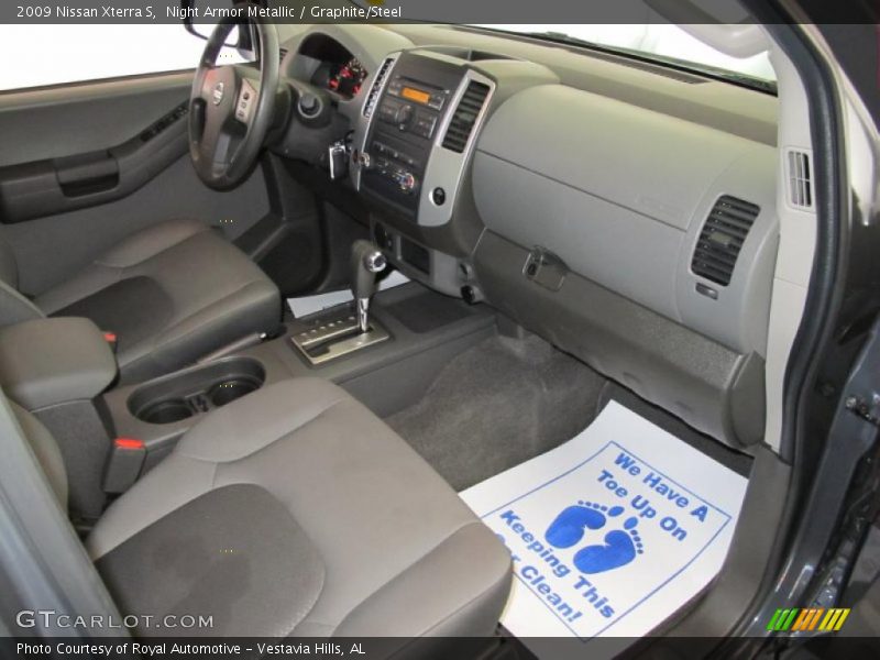 Night Armor Metallic / Graphite/Steel 2009 Nissan Xterra S