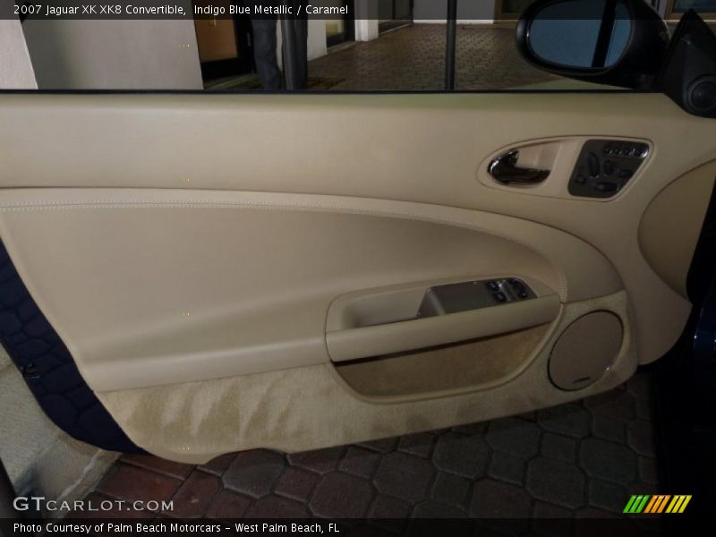 Indigo Blue Metallic / Caramel 2007 Jaguar XK XK8 Convertible