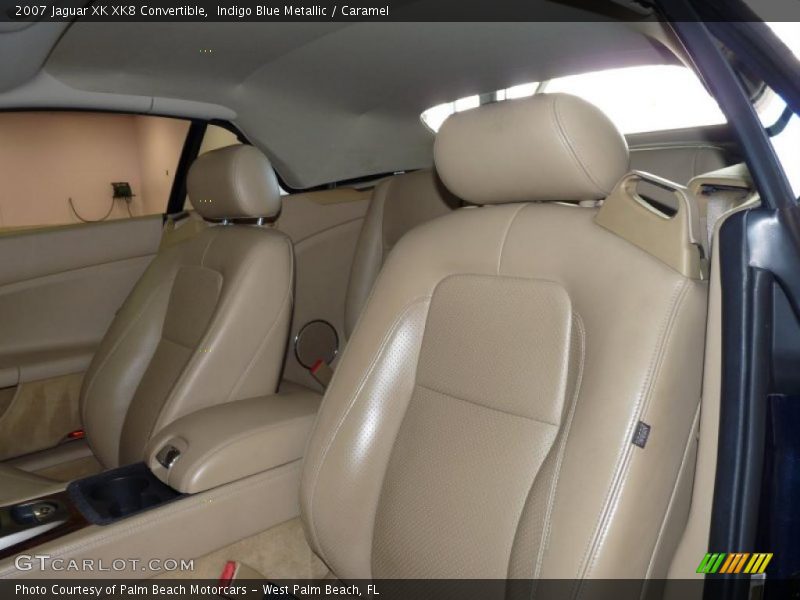 Indigo Blue Metallic / Caramel 2007 Jaguar XK XK8 Convertible