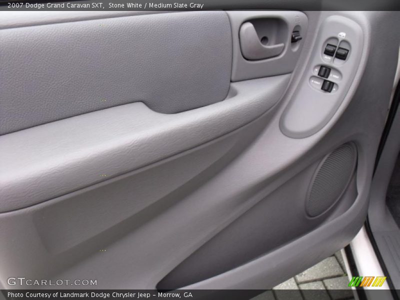 Stone White / Medium Slate Gray 2007 Dodge Grand Caravan SXT