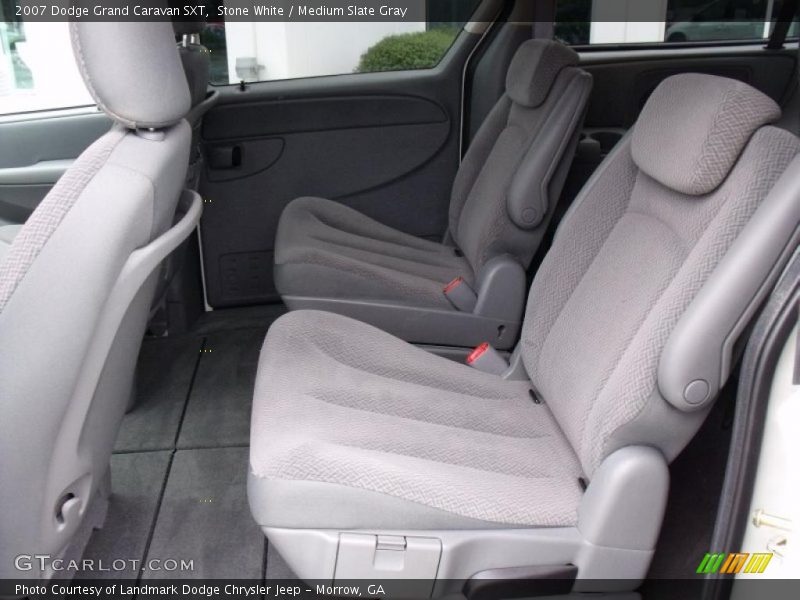 Stone White / Medium Slate Gray 2007 Dodge Grand Caravan SXT