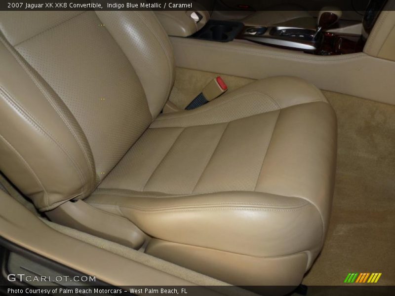 Indigo Blue Metallic / Caramel 2007 Jaguar XK XK8 Convertible