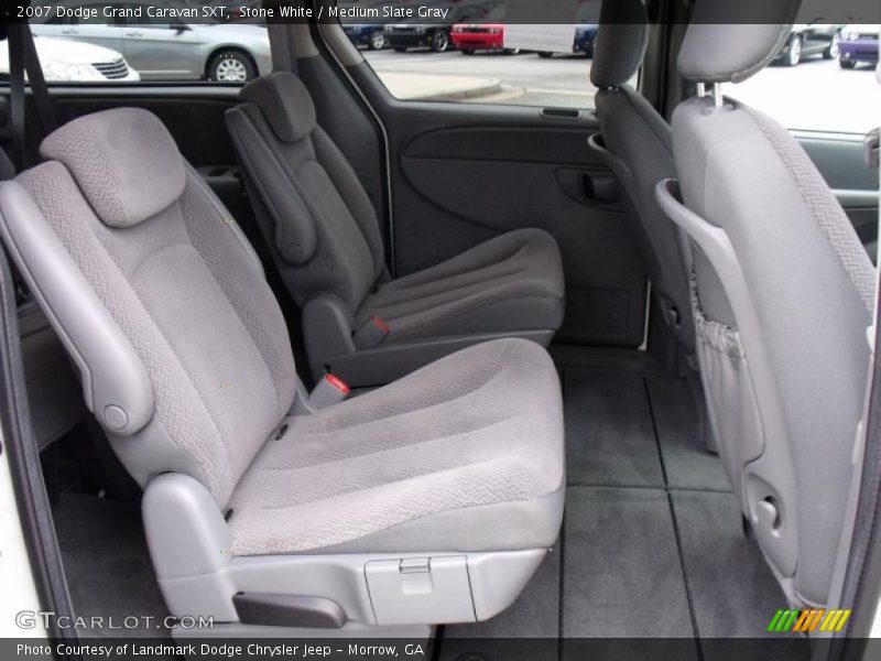 Stone White / Medium Slate Gray 2007 Dodge Grand Caravan SXT