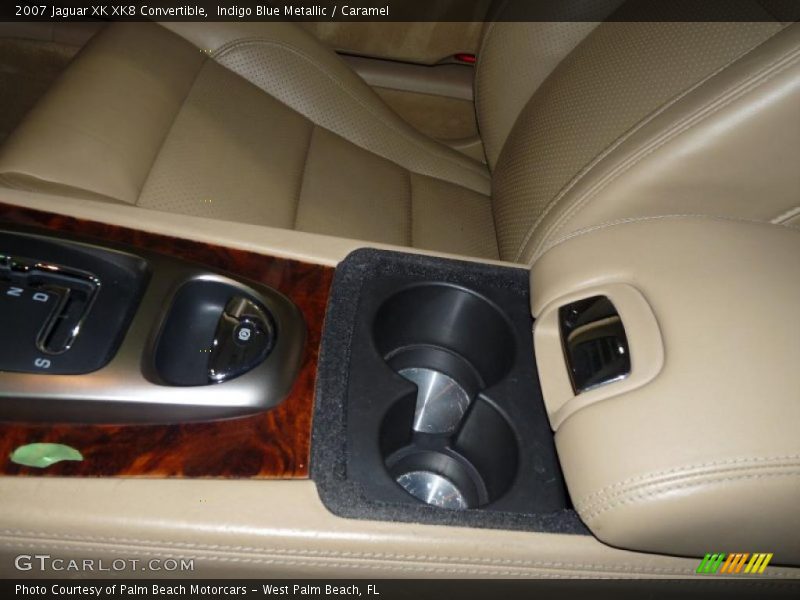 Indigo Blue Metallic / Caramel 2007 Jaguar XK XK8 Convertible