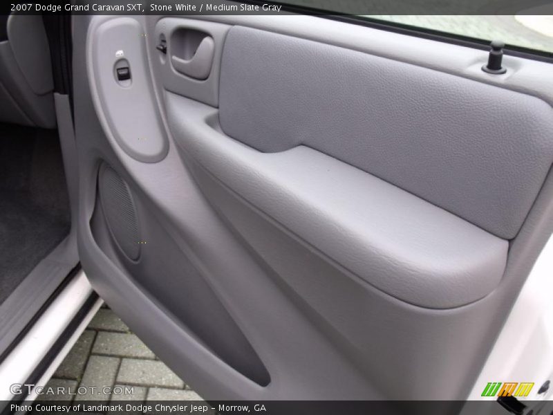 Stone White / Medium Slate Gray 2007 Dodge Grand Caravan SXT