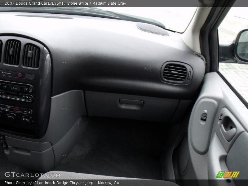 Stone White / Medium Slate Gray 2007 Dodge Grand Caravan SXT