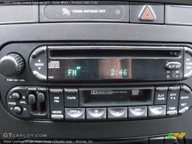Stone White / Medium Slate Gray 2007 Dodge Grand Caravan SXT