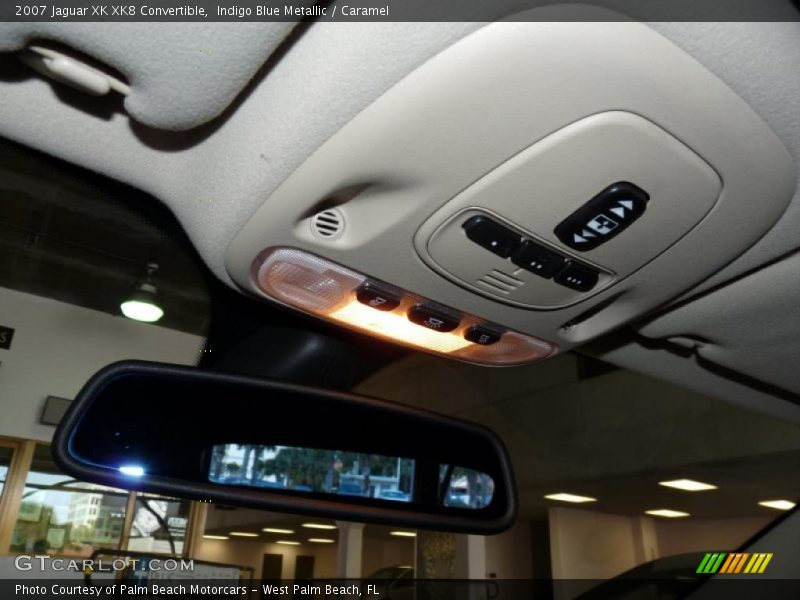 Indigo Blue Metallic / Caramel 2007 Jaguar XK XK8 Convertible