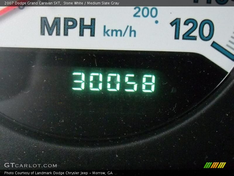 Stone White / Medium Slate Gray 2007 Dodge Grand Caravan SXT
