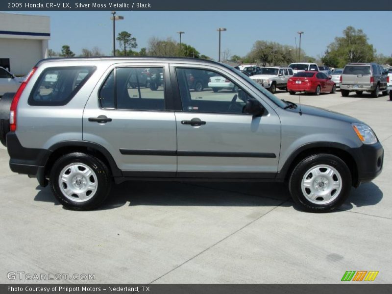 Silver Moss Metallic / Black 2005 Honda CR-V LX