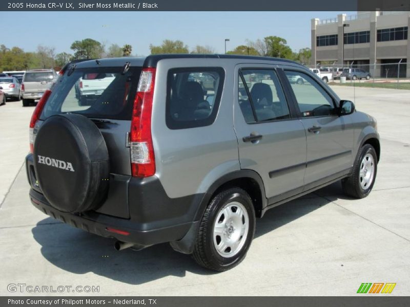 Silver Moss Metallic / Black 2005 Honda CR-V LX
