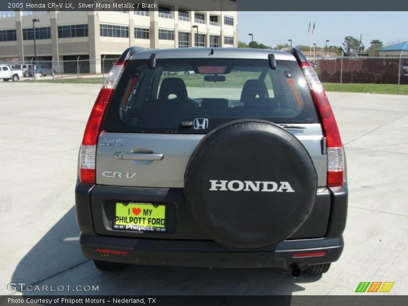 Silver Moss Metallic / Black 2005 Honda CR-V LX
