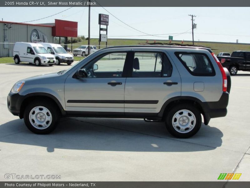 Silver Moss Metallic / Black 2005 Honda CR-V LX