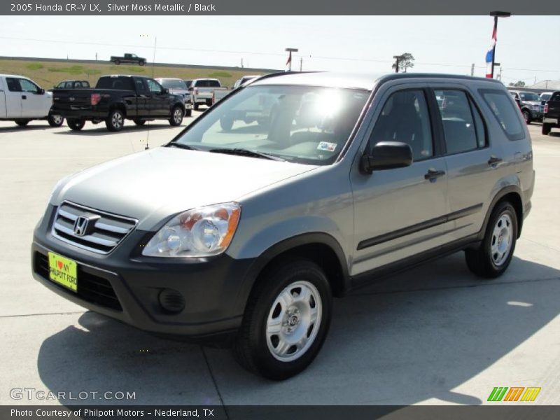 Silver Moss Metallic / Black 2005 Honda CR-V LX