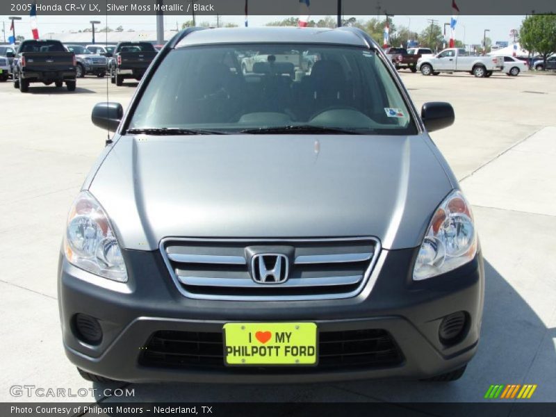 Silver Moss Metallic / Black 2005 Honda CR-V LX