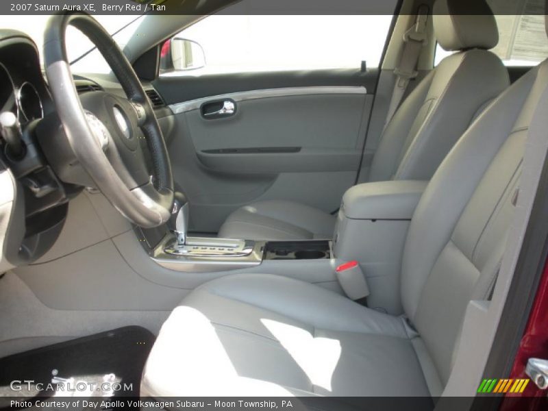 Berry Red / Tan 2007 Saturn Aura XE