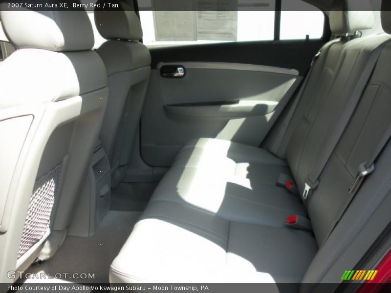 Berry Red / Tan 2007 Saturn Aura XE