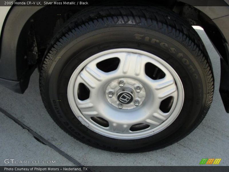 Silver Moss Metallic / Black 2005 Honda CR-V LX