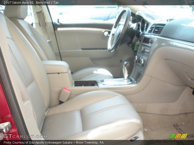Berry Red / Tan 2007 Saturn Aura XE