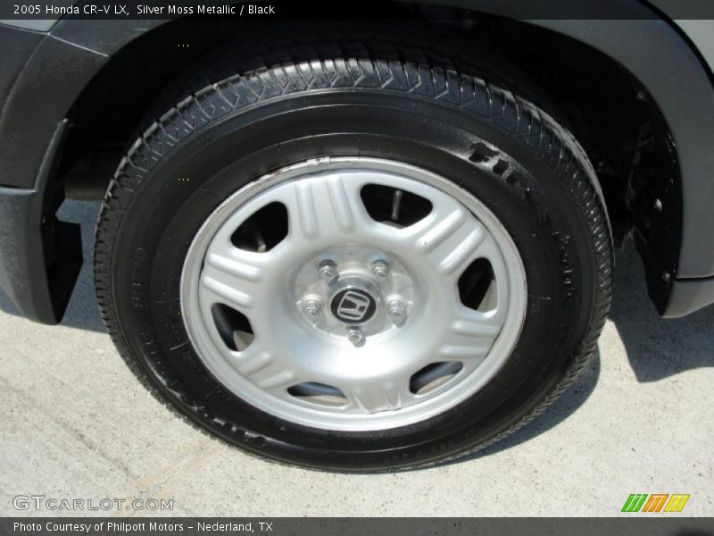 Silver Moss Metallic / Black 2005 Honda CR-V LX