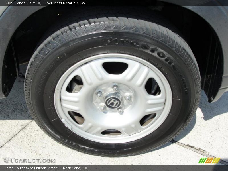 Silver Moss Metallic / Black 2005 Honda CR-V LX