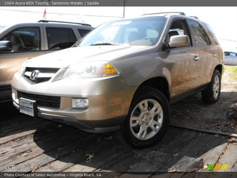 Sandstone Metallic / Saddle 2004 Acura MDX Touring