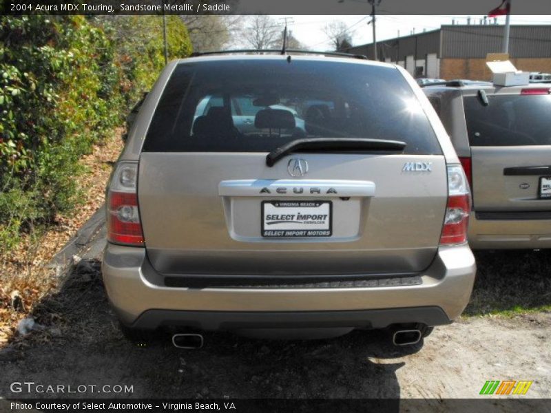 Sandstone Metallic / Saddle 2004 Acura MDX Touring