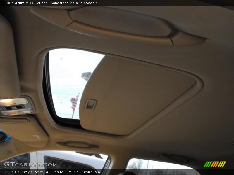 Sandstone Metallic / Saddle 2004 Acura MDX Touring
