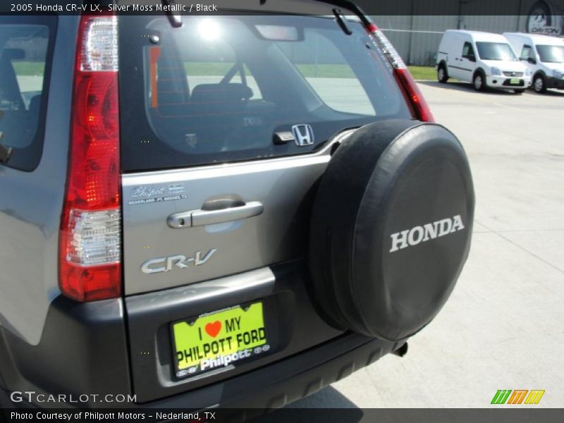 Silver Moss Metallic / Black 2005 Honda CR-V LX