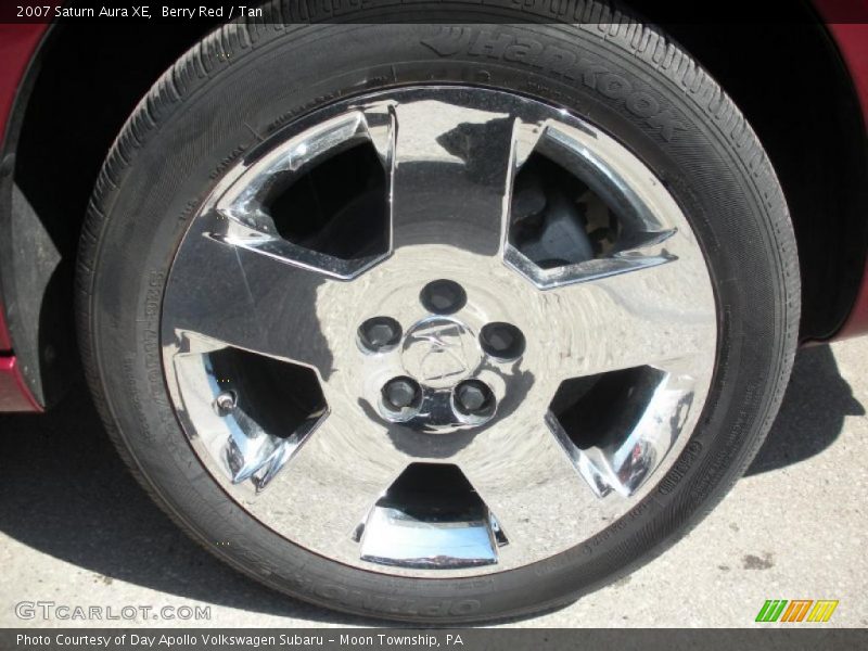 Berry Red / Tan 2007 Saturn Aura XE