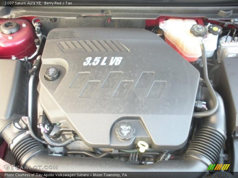 Berry Red / Tan 2007 Saturn Aura XE