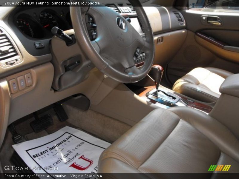Sandstone Metallic / Saddle 2004 Acura MDX Touring