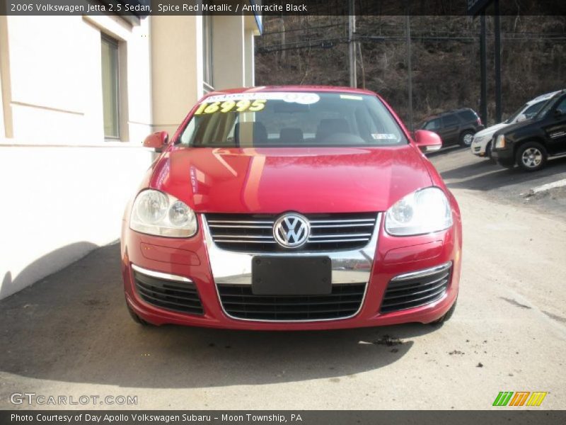 Spice Red Metallic / Anthracite Black 2006 Volkswagen Jetta 2.5 Sedan