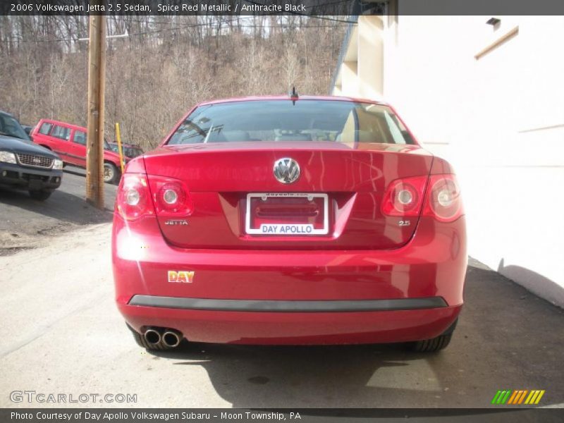 Spice Red Metallic / Anthracite Black 2006 Volkswagen Jetta 2.5 Sedan