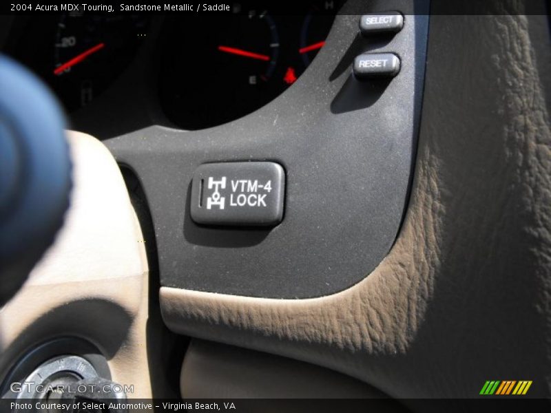 Sandstone Metallic / Saddle 2004 Acura MDX Touring