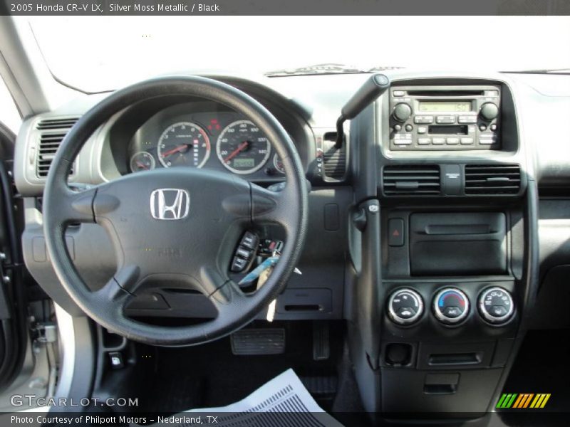 Silver Moss Metallic / Black 2005 Honda CR-V LX
