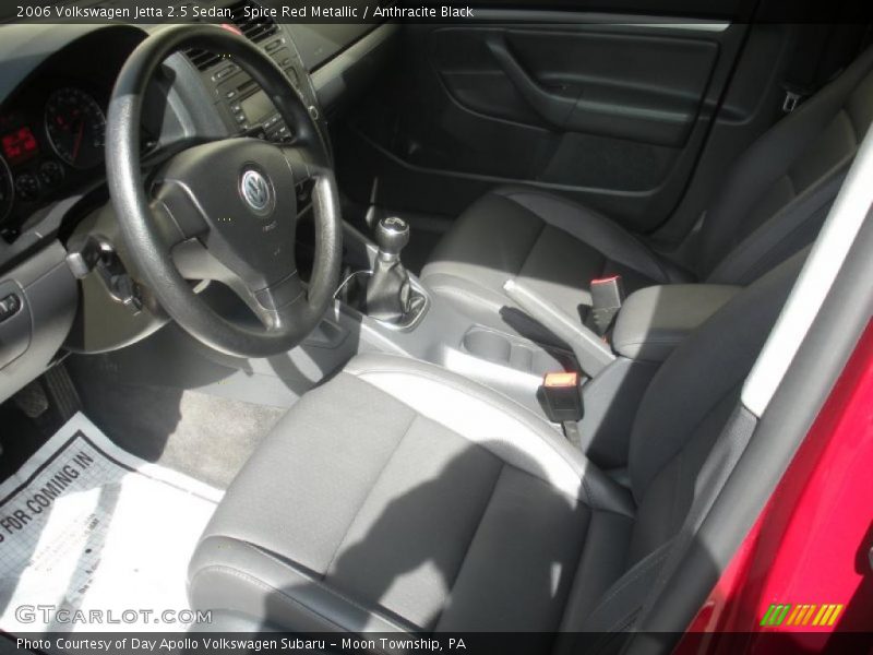 Spice Red Metallic / Anthracite Black 2006 Volkswagen Jetta 2.5 Sedan