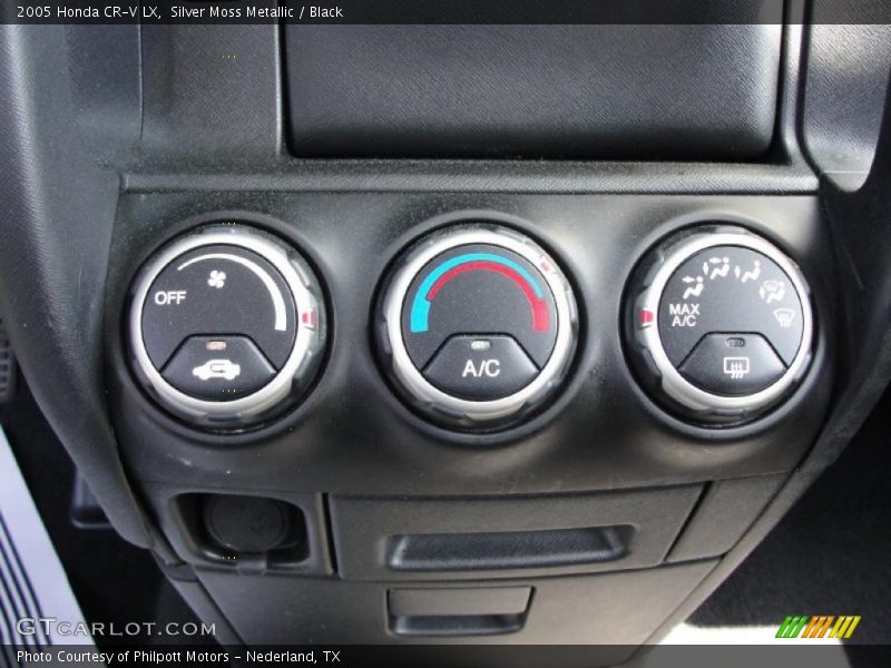 Silver Moss Metallic / Black 2005 Honda CR-V LX