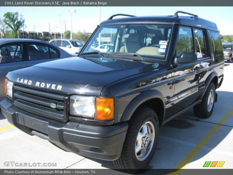 Java Black / Bahama Beige 2001 Land Rover Discovery II SE