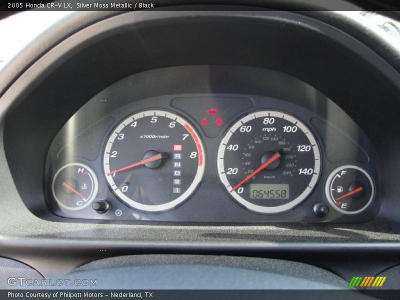Silver Moss Metallic / Black 2005 Honda CR-V LX