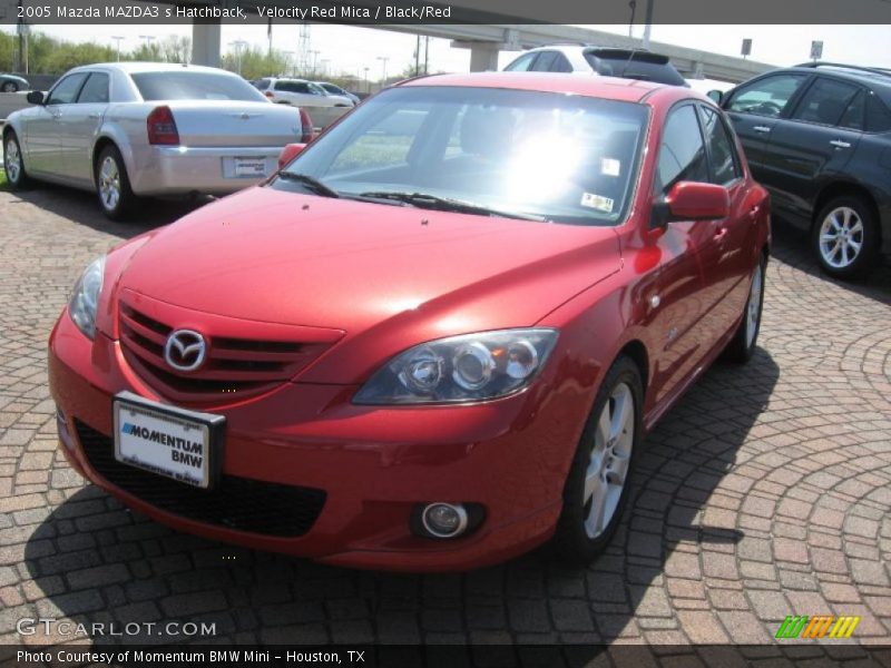 Velocity Red Mica / Black/Red 2005 Mazda MAZDA3 s Hatchback
