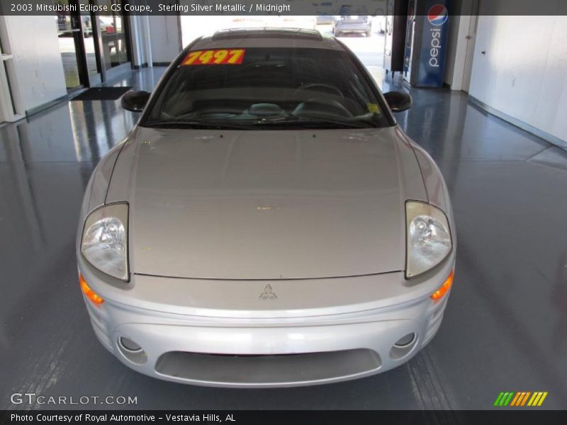 Sterling Silver Metallic / Midnight 2003 Mitsubishi Eclipse GS Coupe