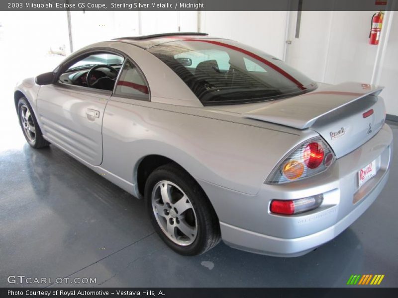 Sterling Silver Metallic / Midnight 2003 Mitsubishi Eclipse GS Coupe