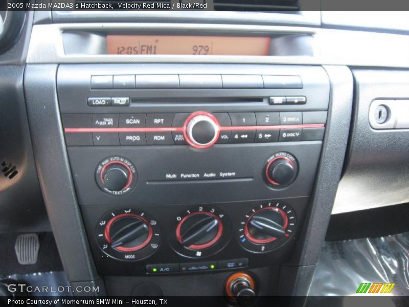Velocity Red Mica / Black/Red 2005 Mazda MAZDA3 s Hatchback