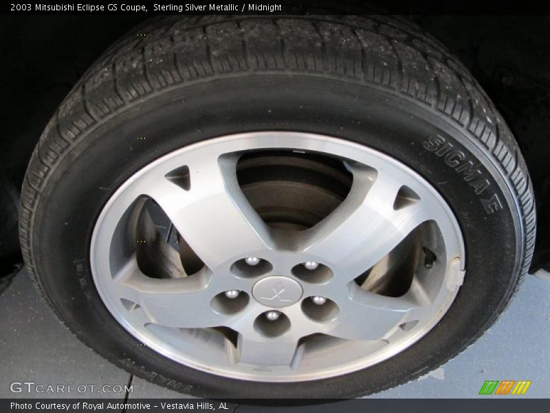 Sterling Silver Metallic / Midnight 2003 Mitsubishi Eclipse GS Coupe