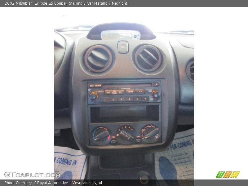 Sterling Silver Metallic / Midnight 2003 Mitsubishi Eclipse GS Coupe
